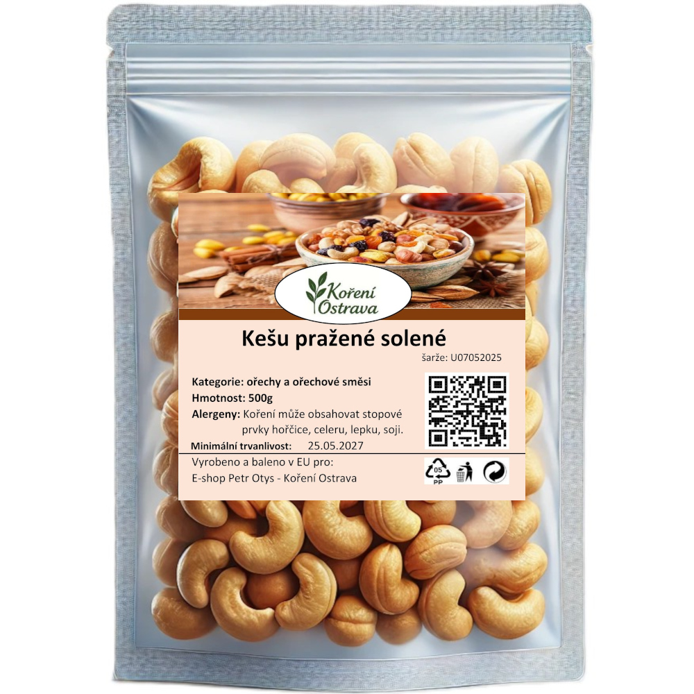 Kešu pražené solené