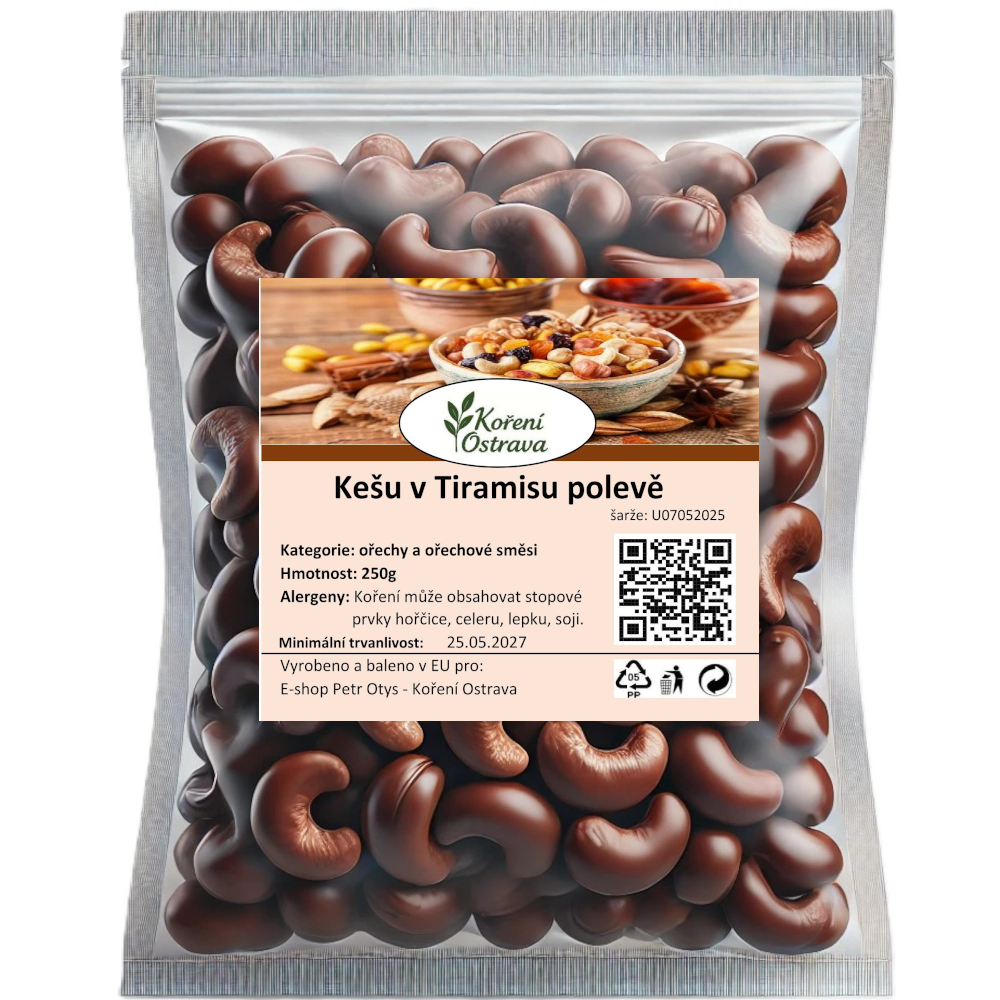 Kešu v Tiramisu polevě