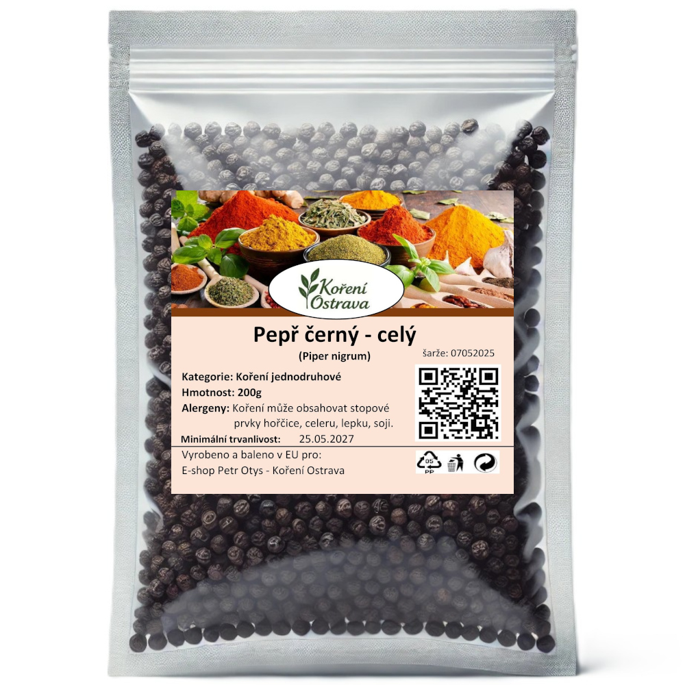 Pepř černý - celý