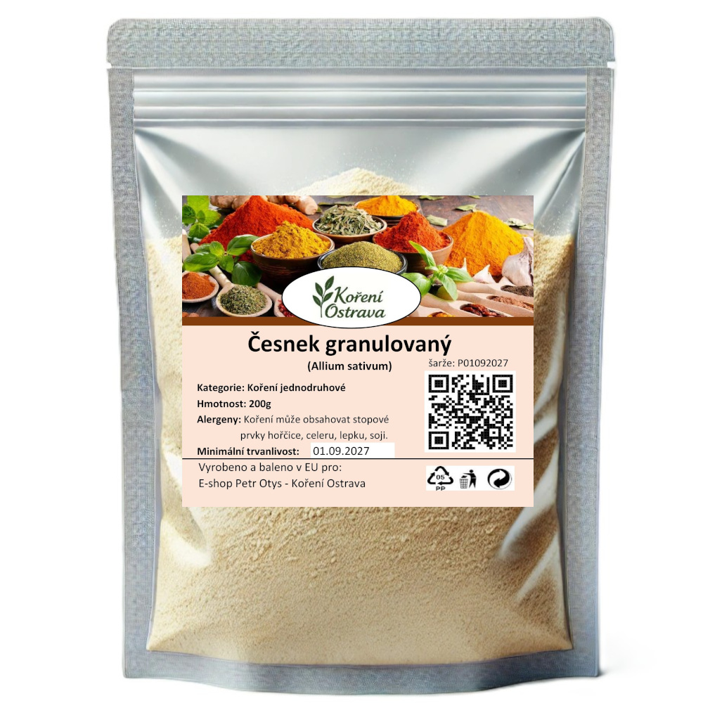 Česnek granulovaný