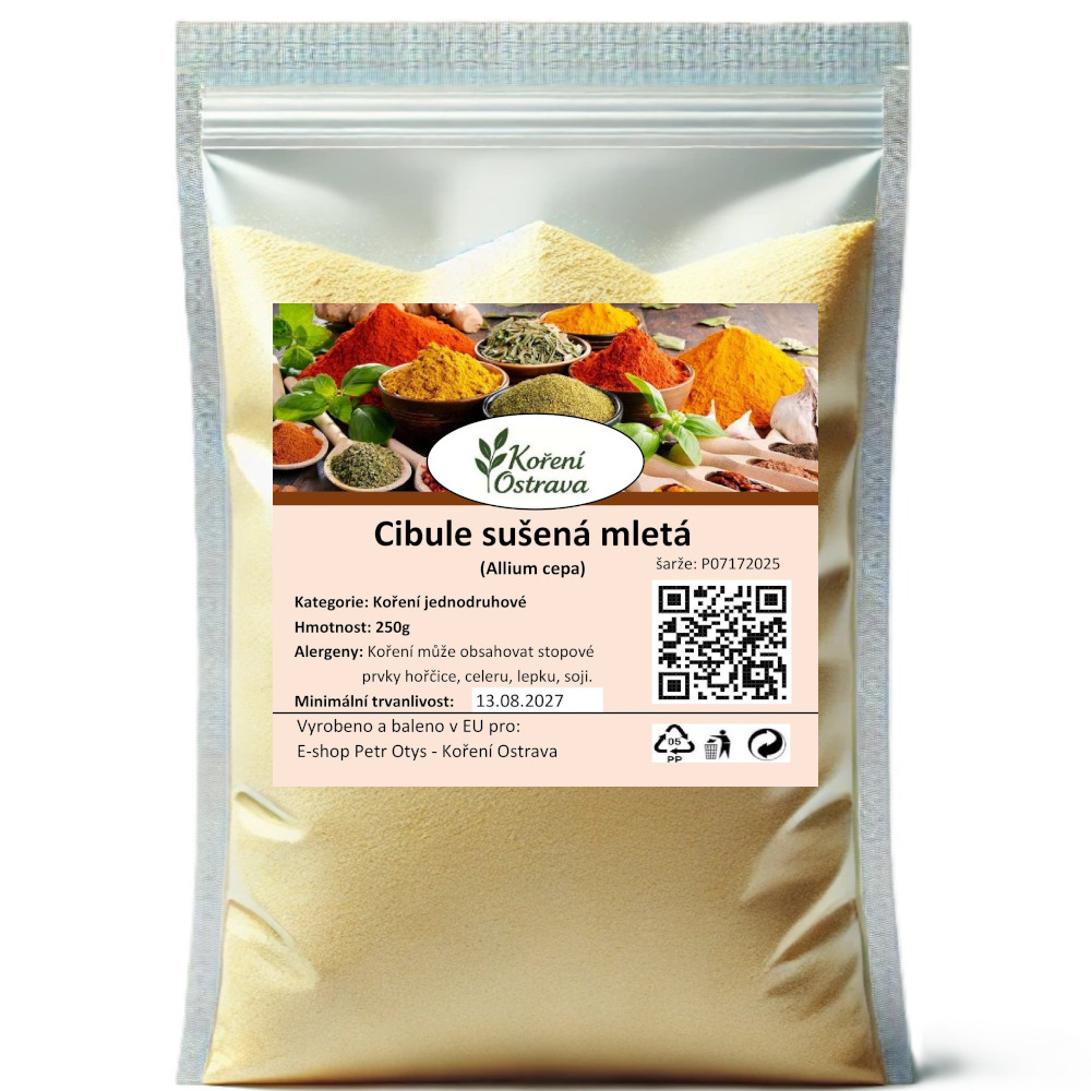 Cibule sušená mletá