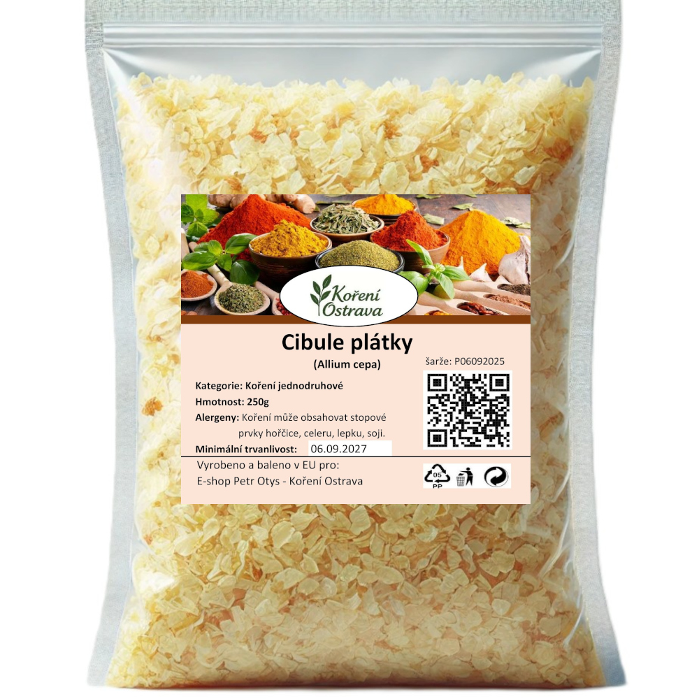 Cibule plátky