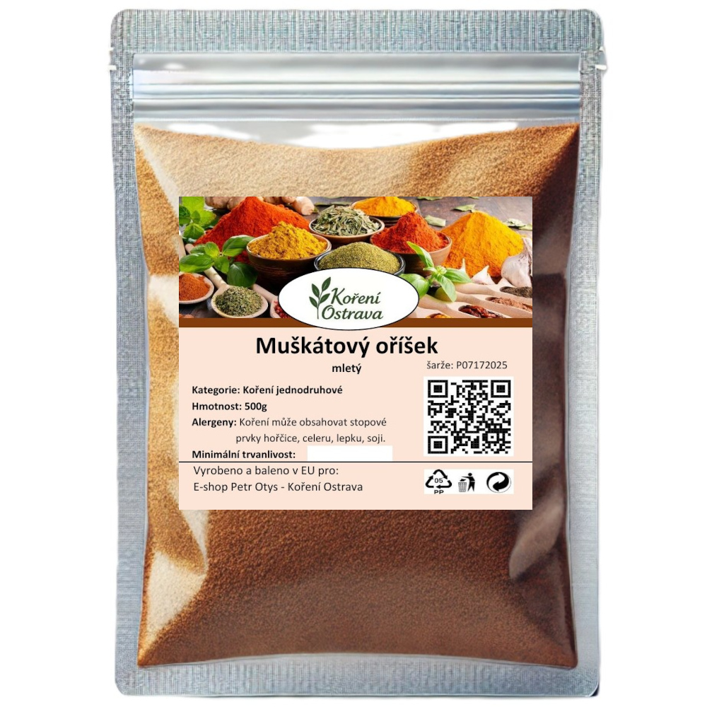 Muškátový ořech - mletý