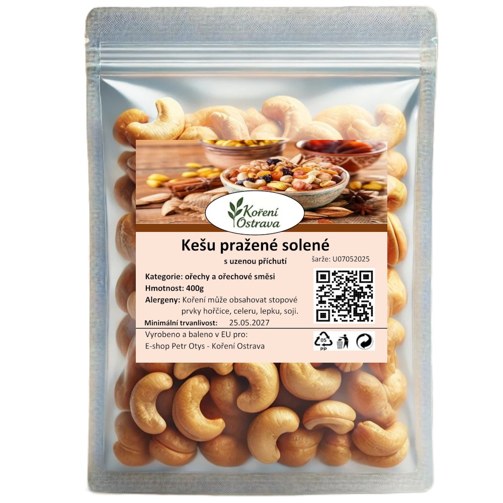 Kešu pražené solené