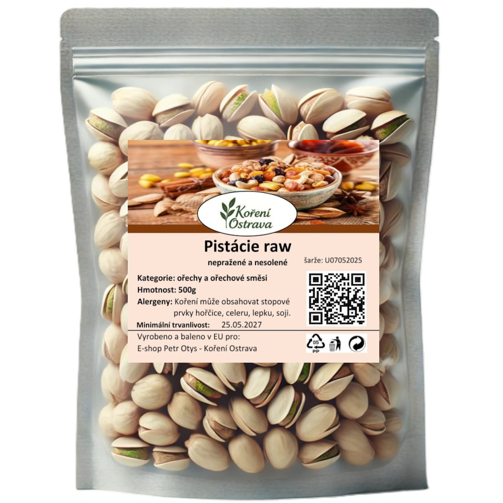 Pistácie raw