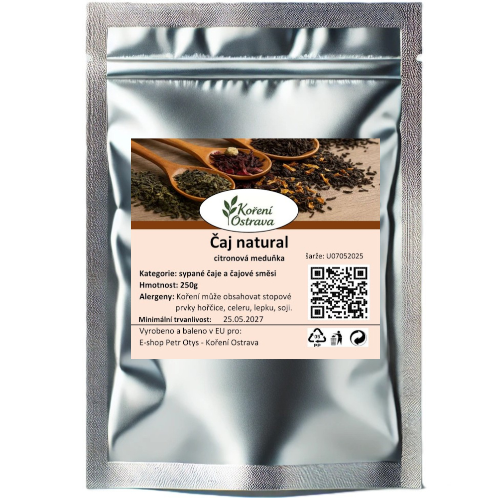 Čaj natural citronová meduňka