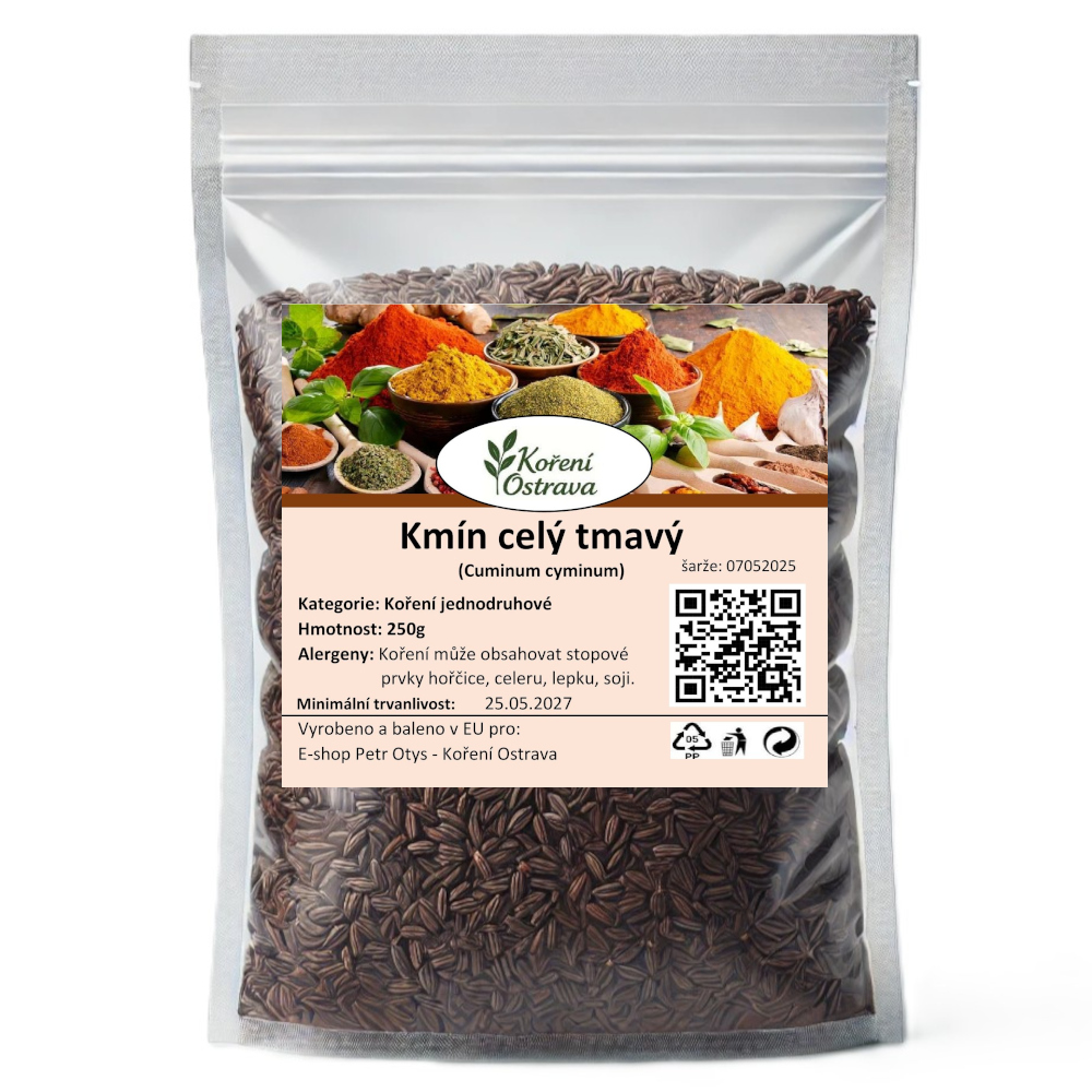 Kmín celý tmavý