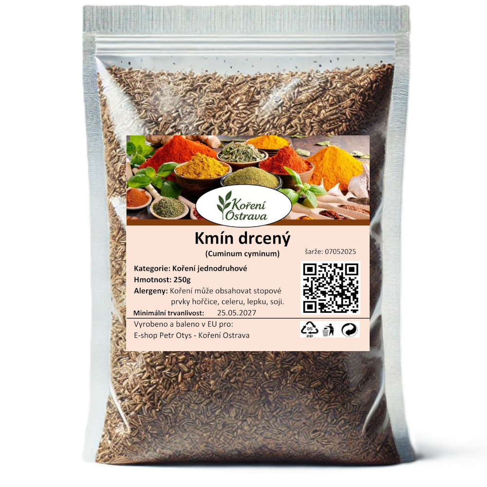 Kmín drcený