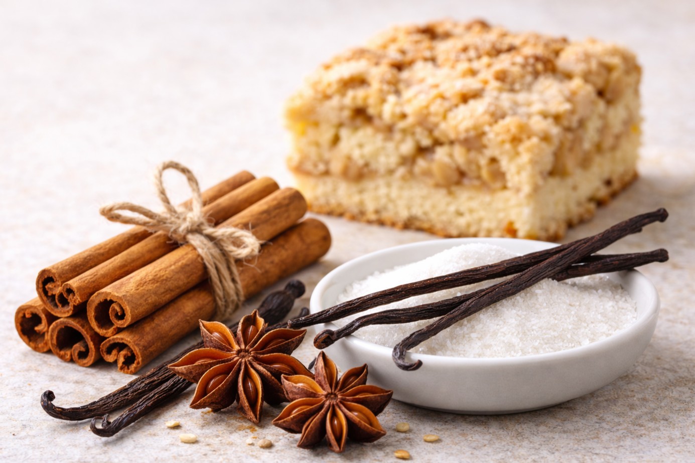 KOŘENÍ NA SLADKÉ - voňavé koření pro pečení a dezerty – skořice, vanilka, badyán a další sladké tóny.
