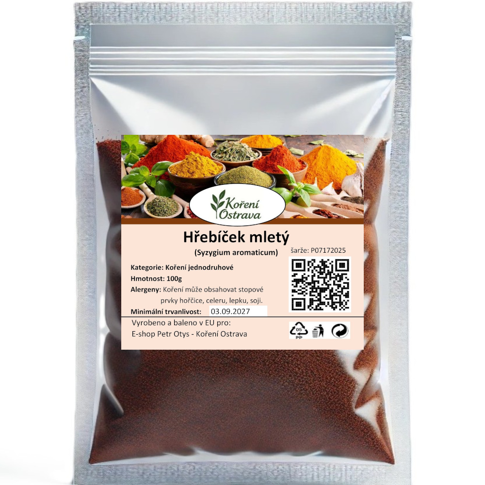 Hřebíček mletý – do pečení a směsí