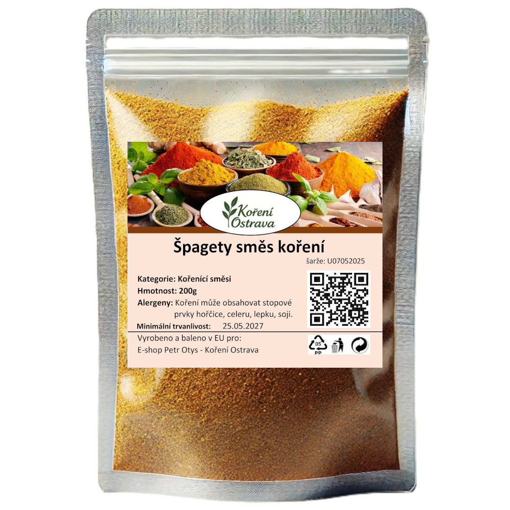 Špagety směs koření