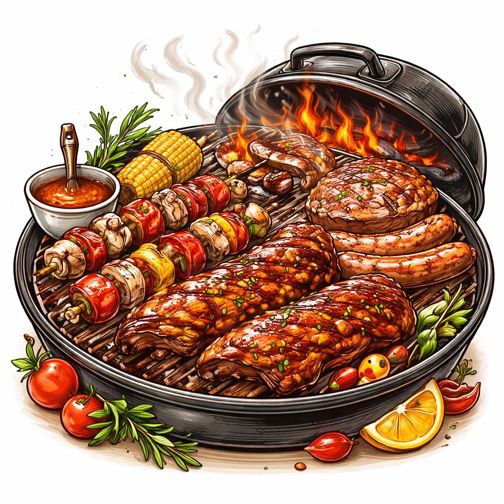 Směsi koření ideální na grilování masa a zeleniny.