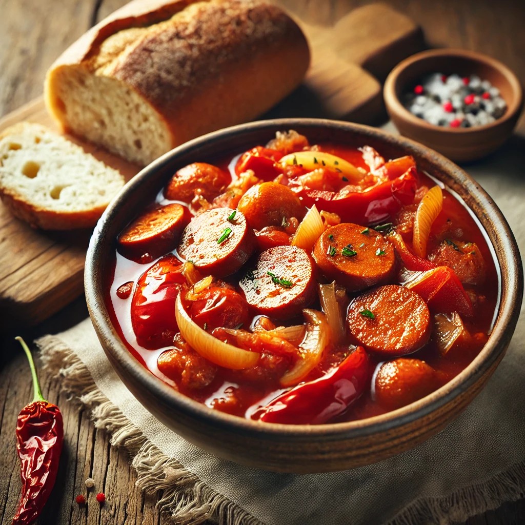 Maďarské paprikovo-rajčatové Lecsó