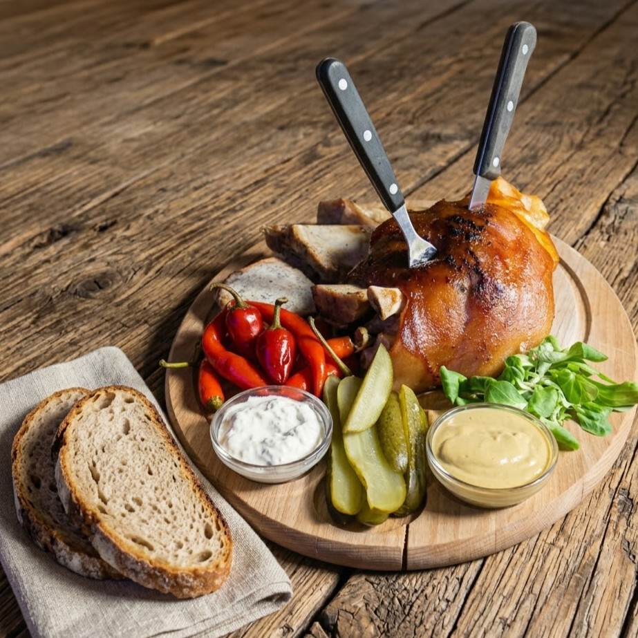 Pečené vepřové koleno