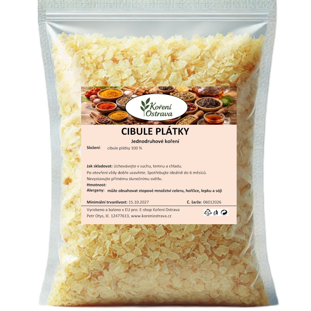 Cibule plátky