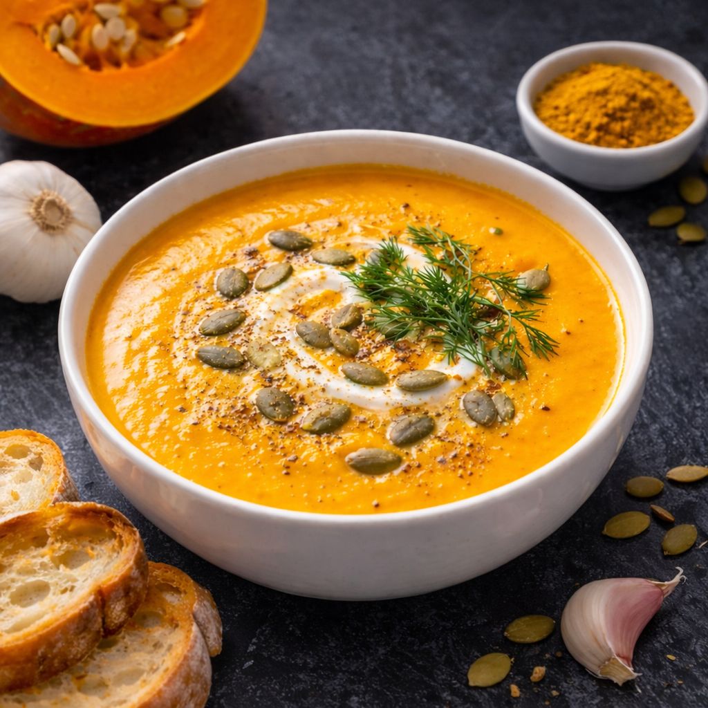 Dýňová krémová polévka