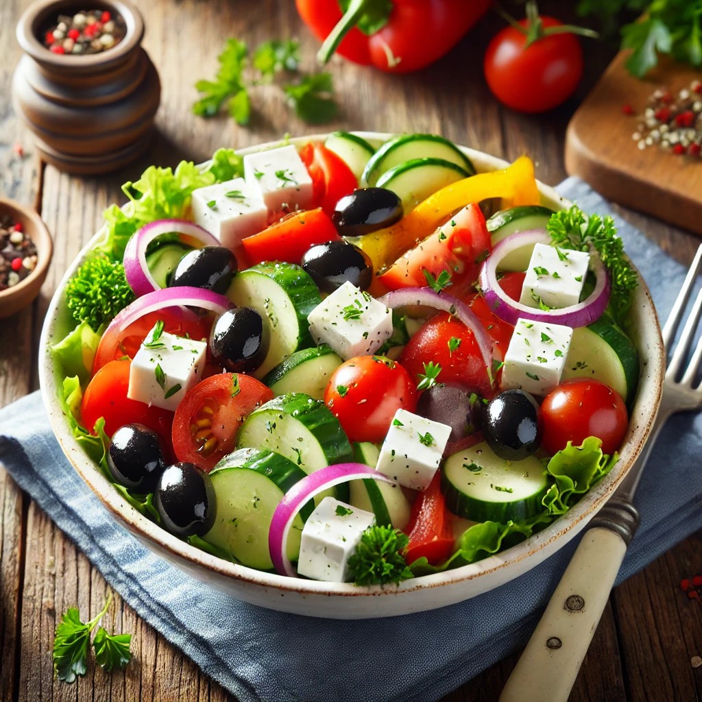 Řecký salát s fetou