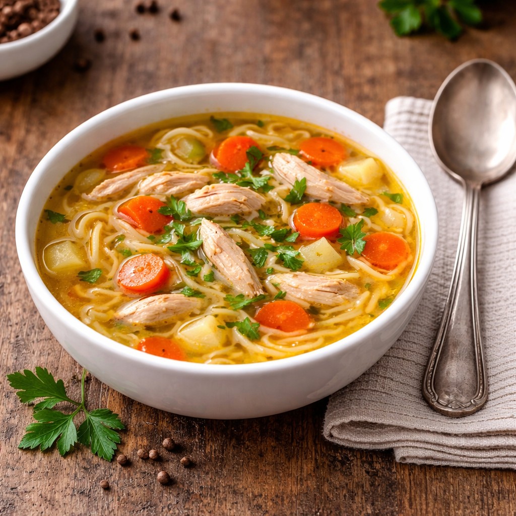 Zlatý kuřecí vývar