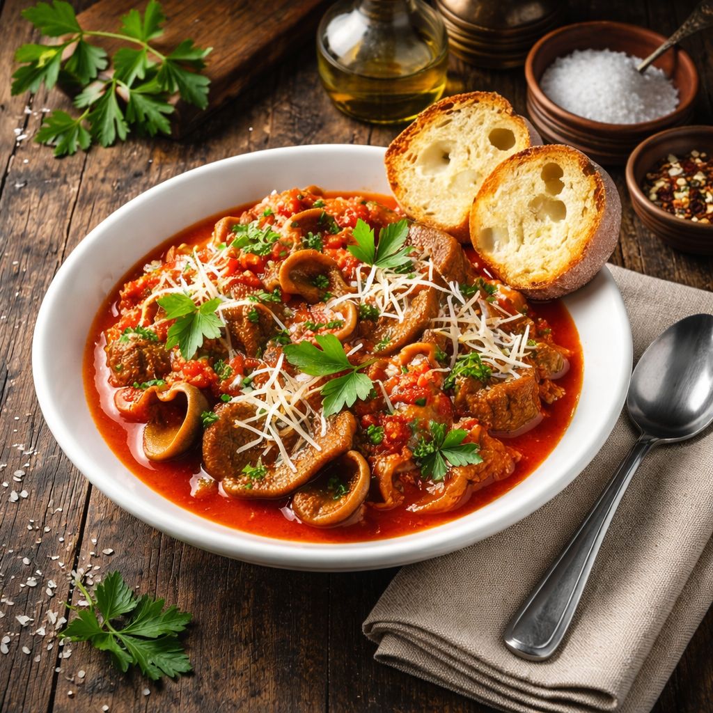 Italská dršťková po milánsku