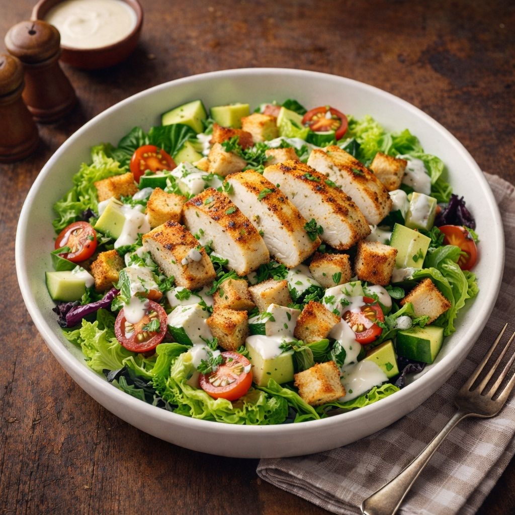 Kuřecí salát se zeleninou