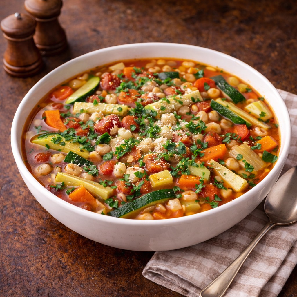 Italská polévka Minestrone