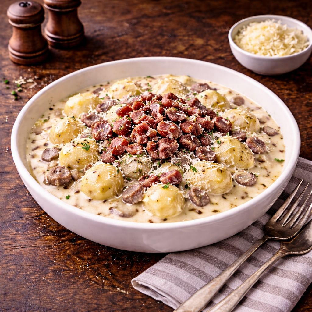 Gnocchi alla Carbonara