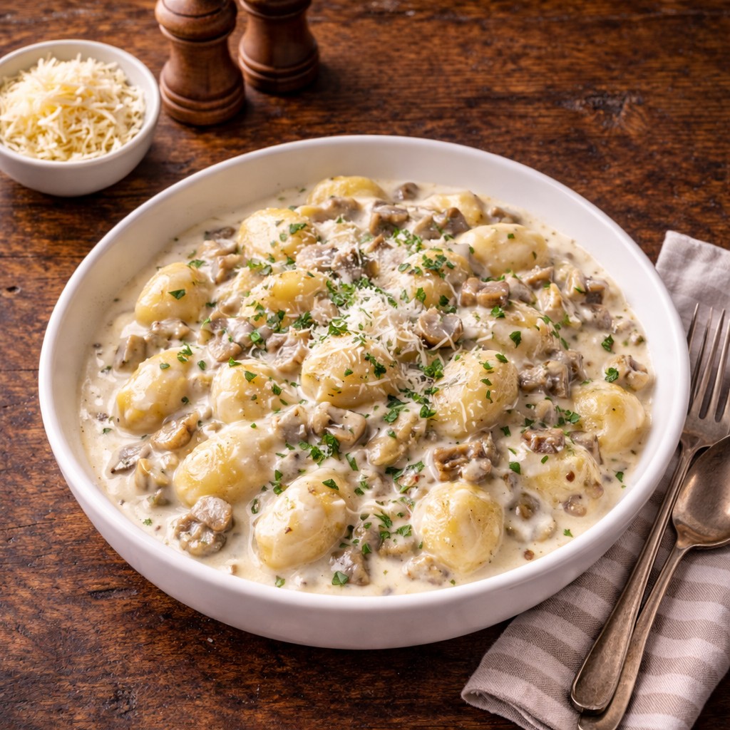 Gnocchi ve smetanové omáčce