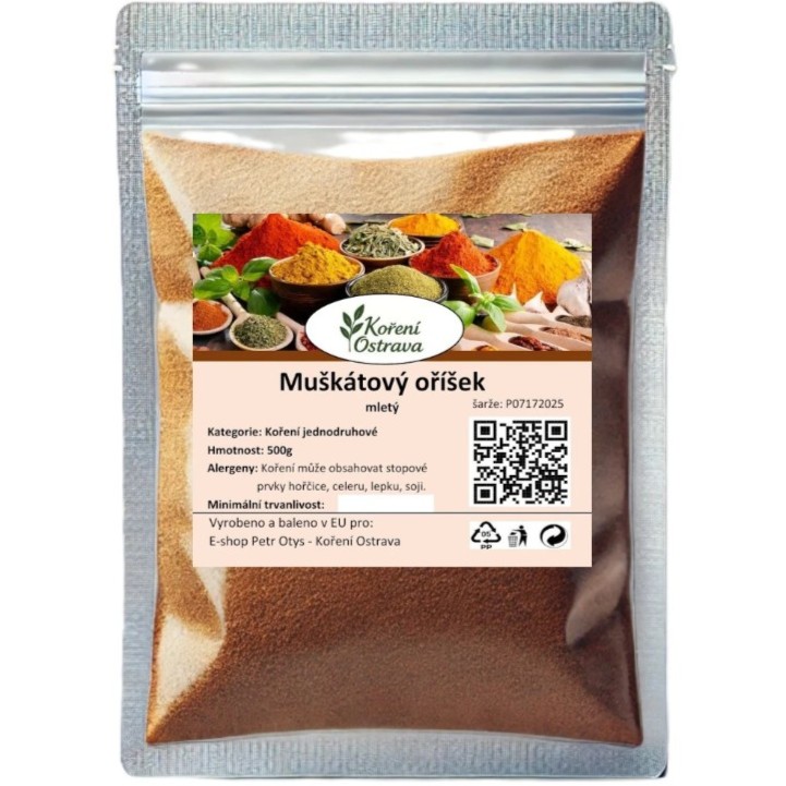 Muškátový ořech - mletý