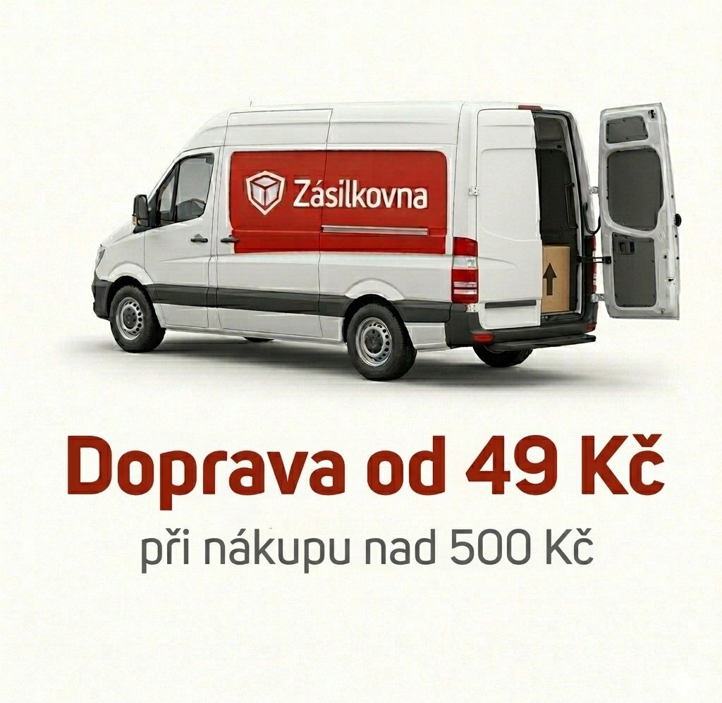 Výhodná doprava přes Zásilkovnu.