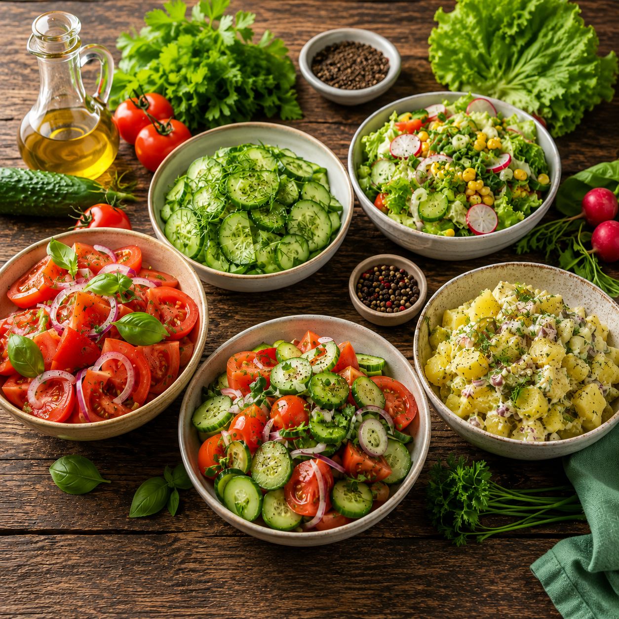 2. Letní saláty – recepty, tipy a inspirace pro horké dny