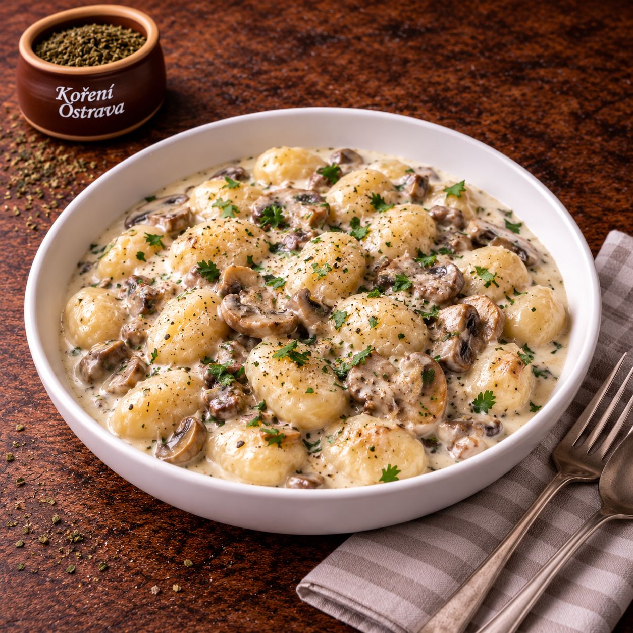 Gnocchi ve smetanové omáčce