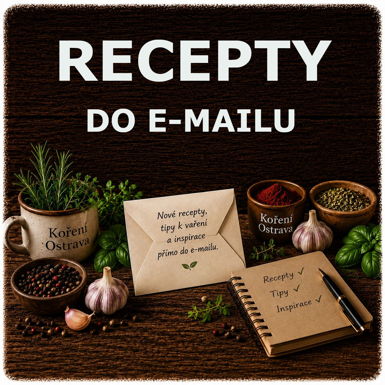 V sekci Recepty do e-mailu vyplňte adresu, zaškrtněte souhlas a odešlete formulář. Recepty, tipy a inspiraci vám občas pošleme.