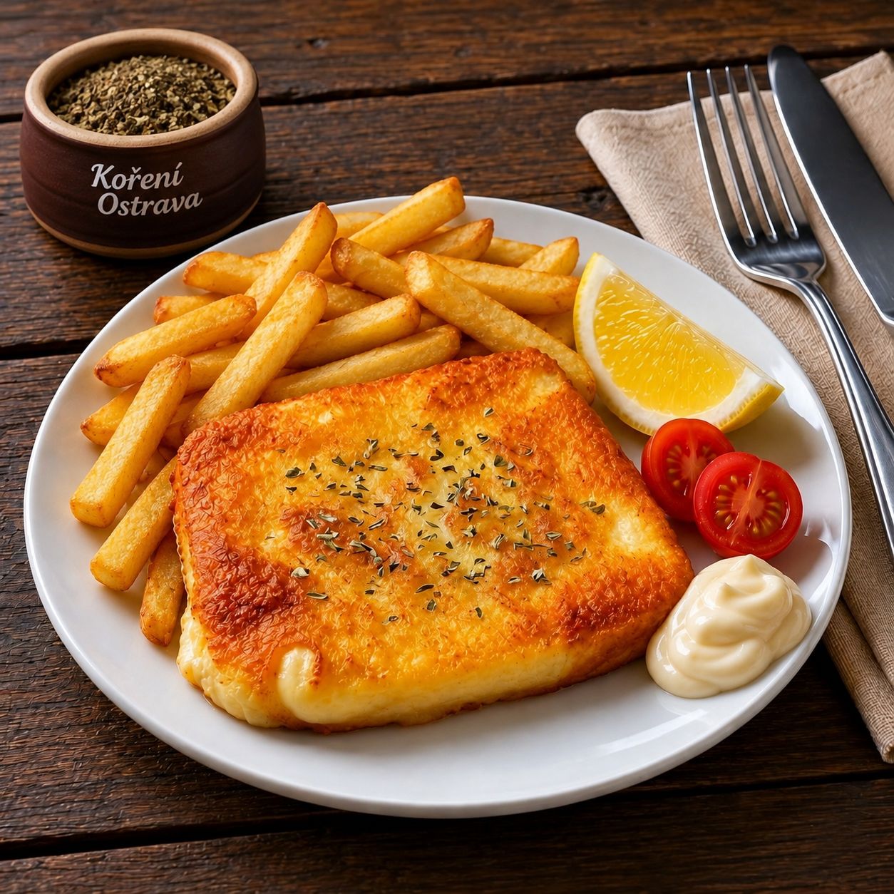 Saganaki s hranolkama